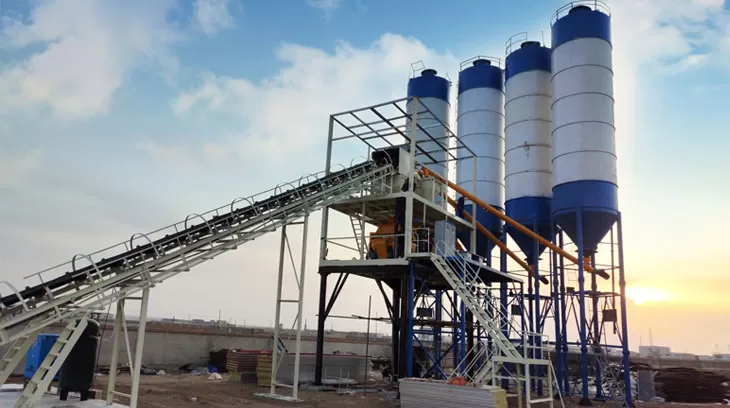 HZS120  Concrete Batching Plant in Bauchi