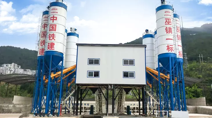HZS120  Concrete Batching Plant in Enugu