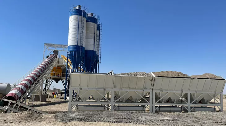 HZS180 Concrete Batching Plant in  Lagos