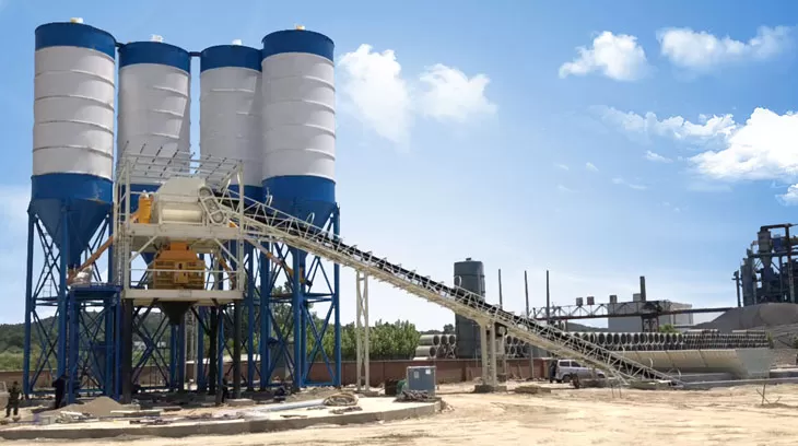 HZS180 Concrete Batching Plant in  Ibadan